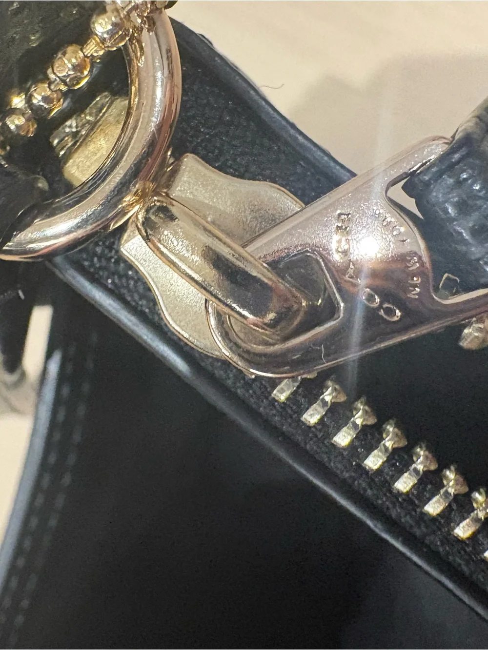 Coach Black Pebbled Leather Small Crossbody with Gold Hardware - Picture 5 of 9